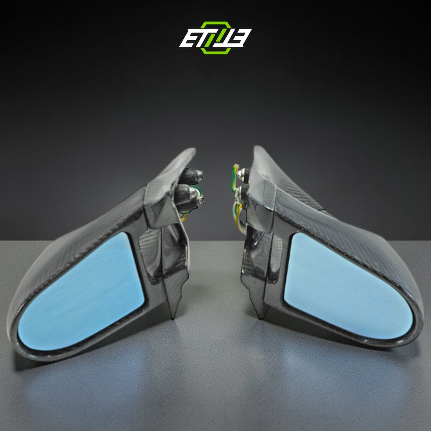 Nissan Skyline R32 & BNR32 GTR Carbon Fiber Ganador Style Full Carbon Fiber Electric Side Mirrors | SKU: UNKNOWN-SKU | ID: 10658247508249 | Shopifydevstudio