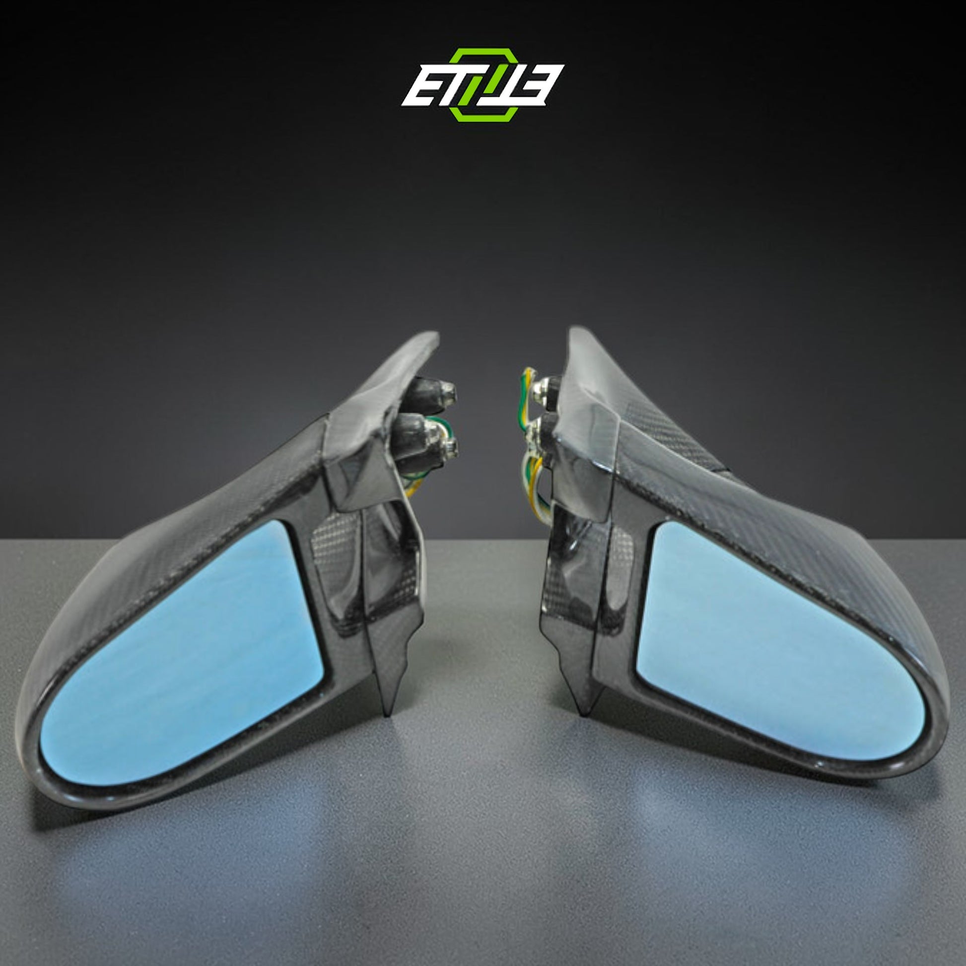 Nissan Skyline R32 & BNR32 GTR Carbon Fiber Ganador Style Full Carbon Fiber Electric Side Mirrors | SKU: UNKNOWN-SKU | ID: 10658247508249 | Shopifydevstudio