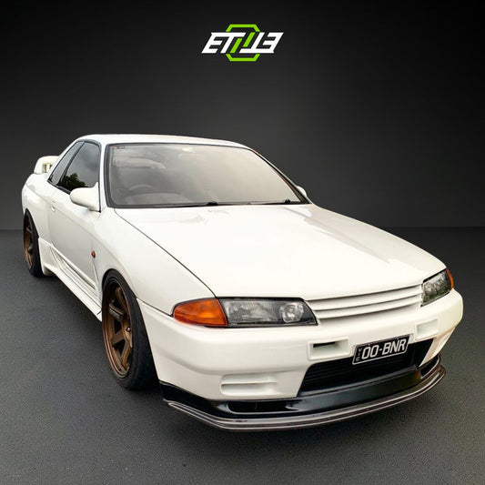 Nissan Skyline R32 GTR ABF Style Carbon Fiber Front Lip - Photo 3