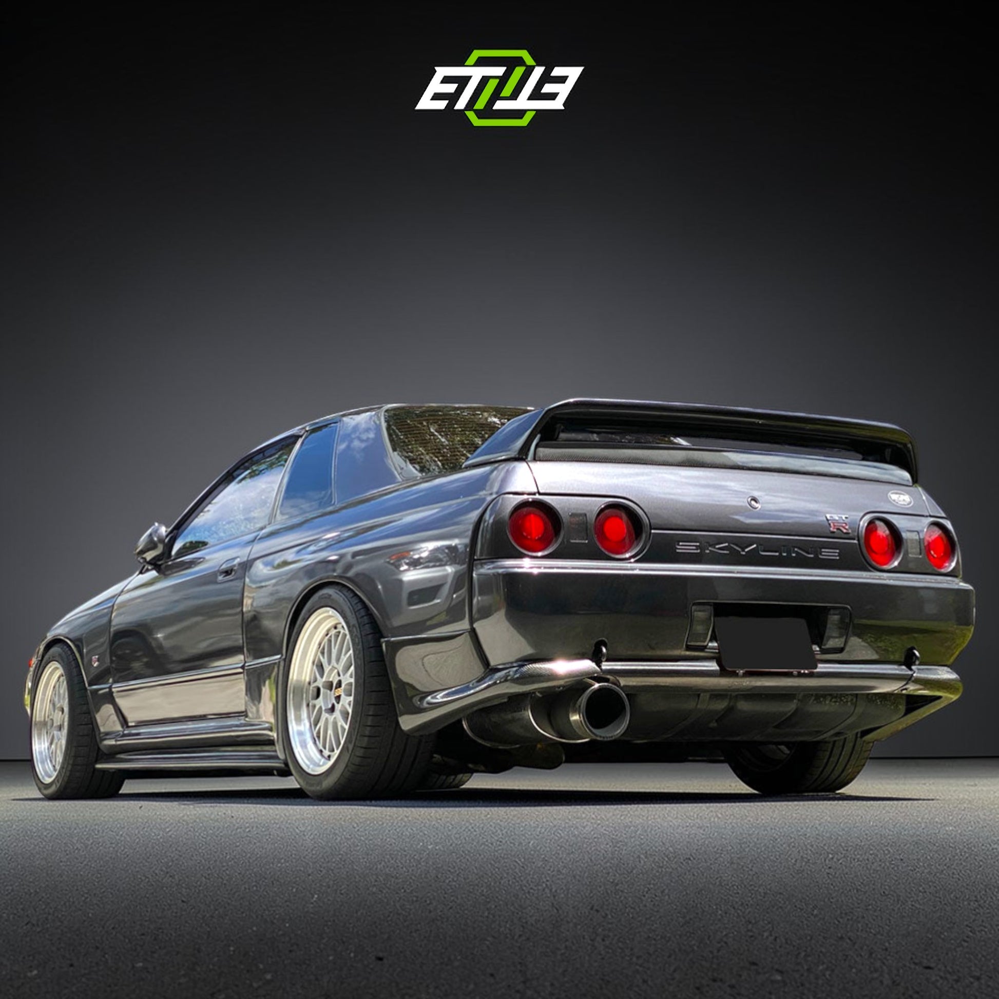 R32 N1 style side skirt add-on — bespoke carbon, fitted on car, ETi