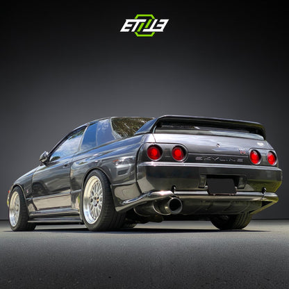 R32 N1 style side skirt add-on — bespoke carbon, fitted on car, ETi