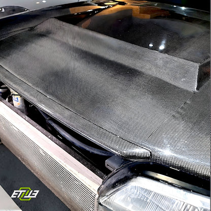 Nissan Skyline R32 GTR NS Full Carbon Fiber Bonnet/Hood Lip
