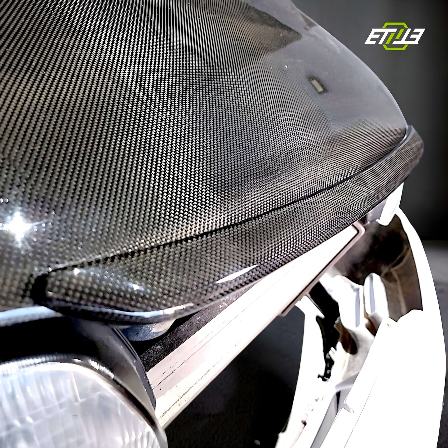 Nissan Skyline R32 GTR NS Full Carbon Fiber Bonnet/Hood Lip