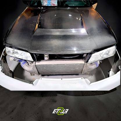 Nissan Skyline R32 GTR NS Full Carbon Fiber Bonnet/Hood Lip