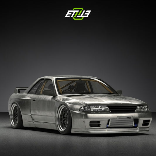 R32 Pandem style widebody kit — rear view fitted, bespoke carbon, ETi