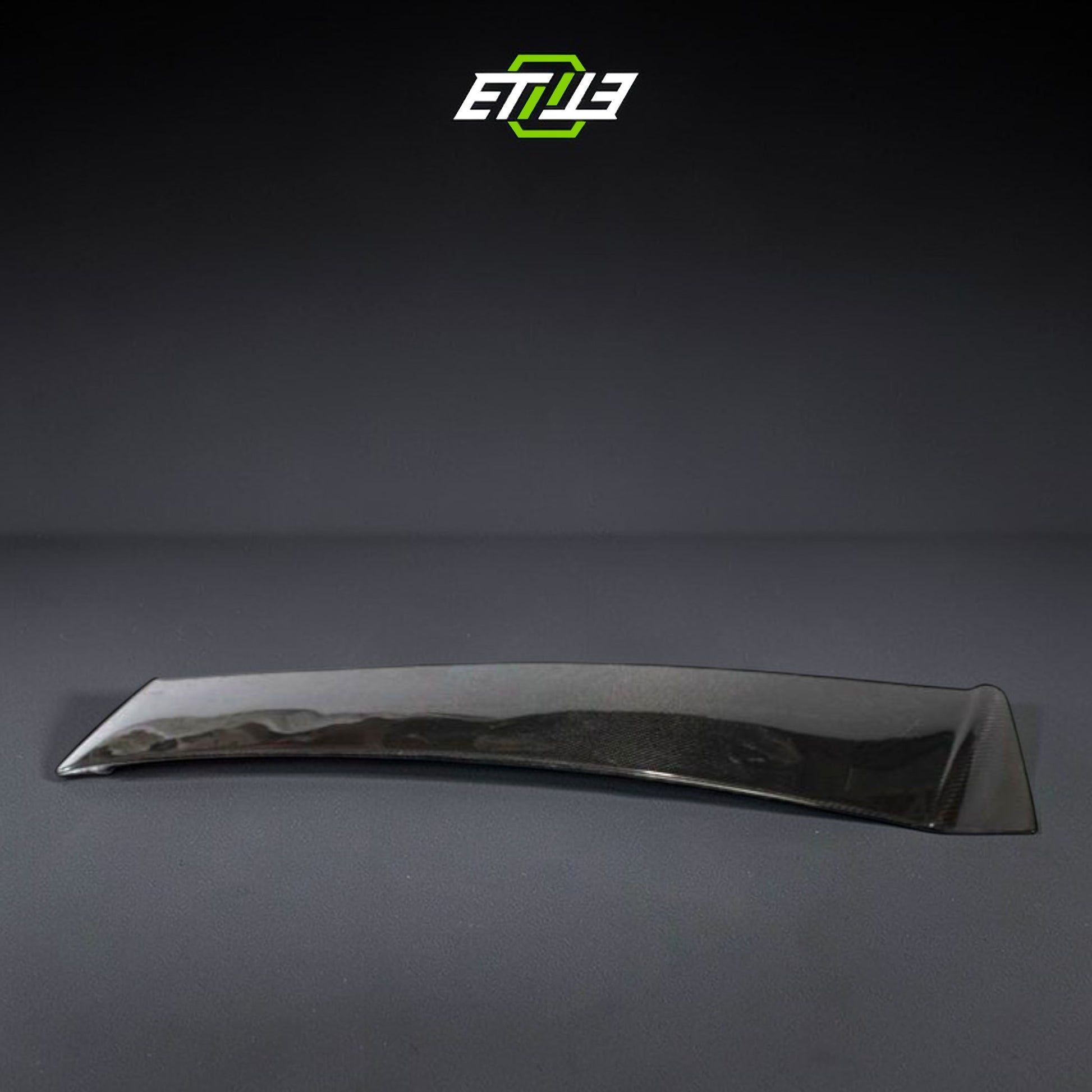R32 DX roof spoiler — bespoke carbon, fitted on car, ETi