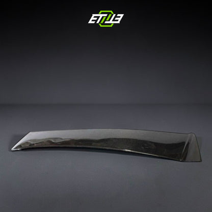 R32 DX roof spoiler — bespoke carbon, fitted on car, ETi