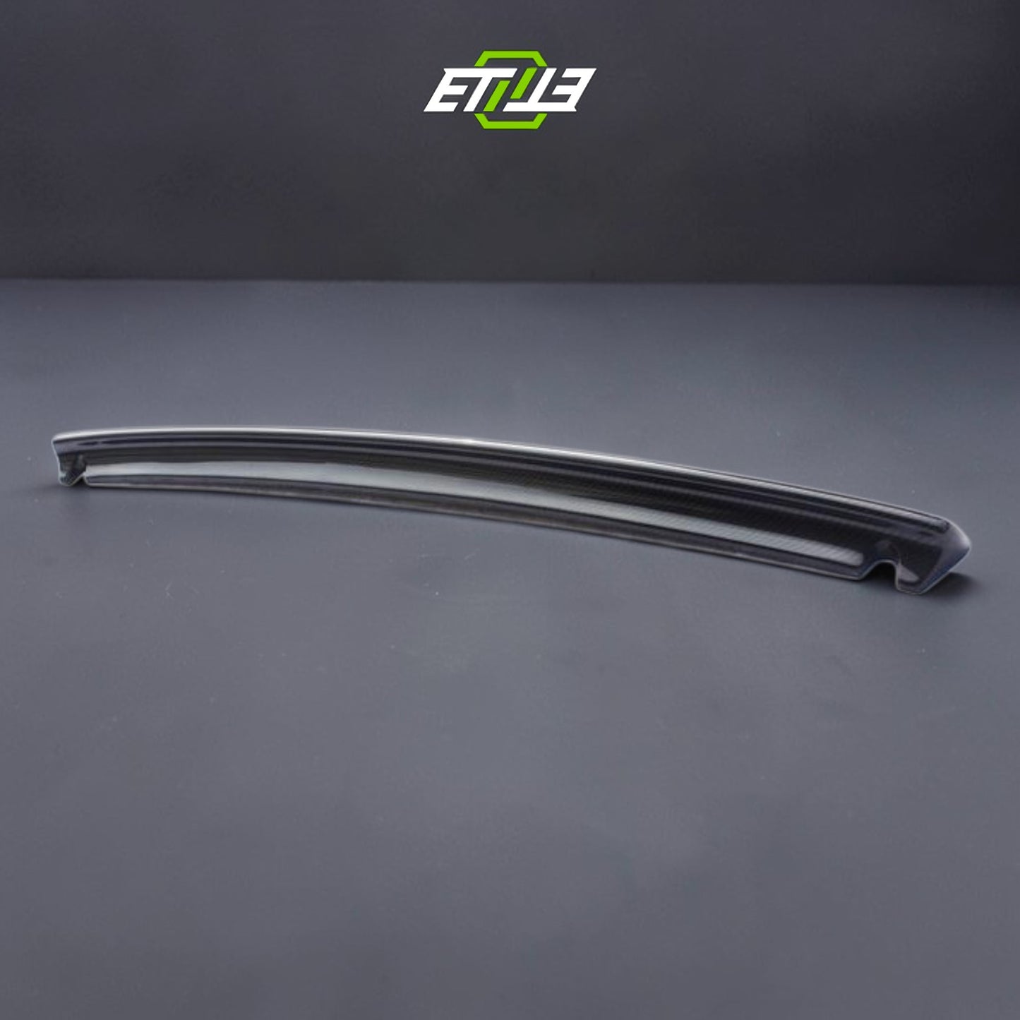R32 NS trunk spoiler — matte carbon fiber finish, ETi