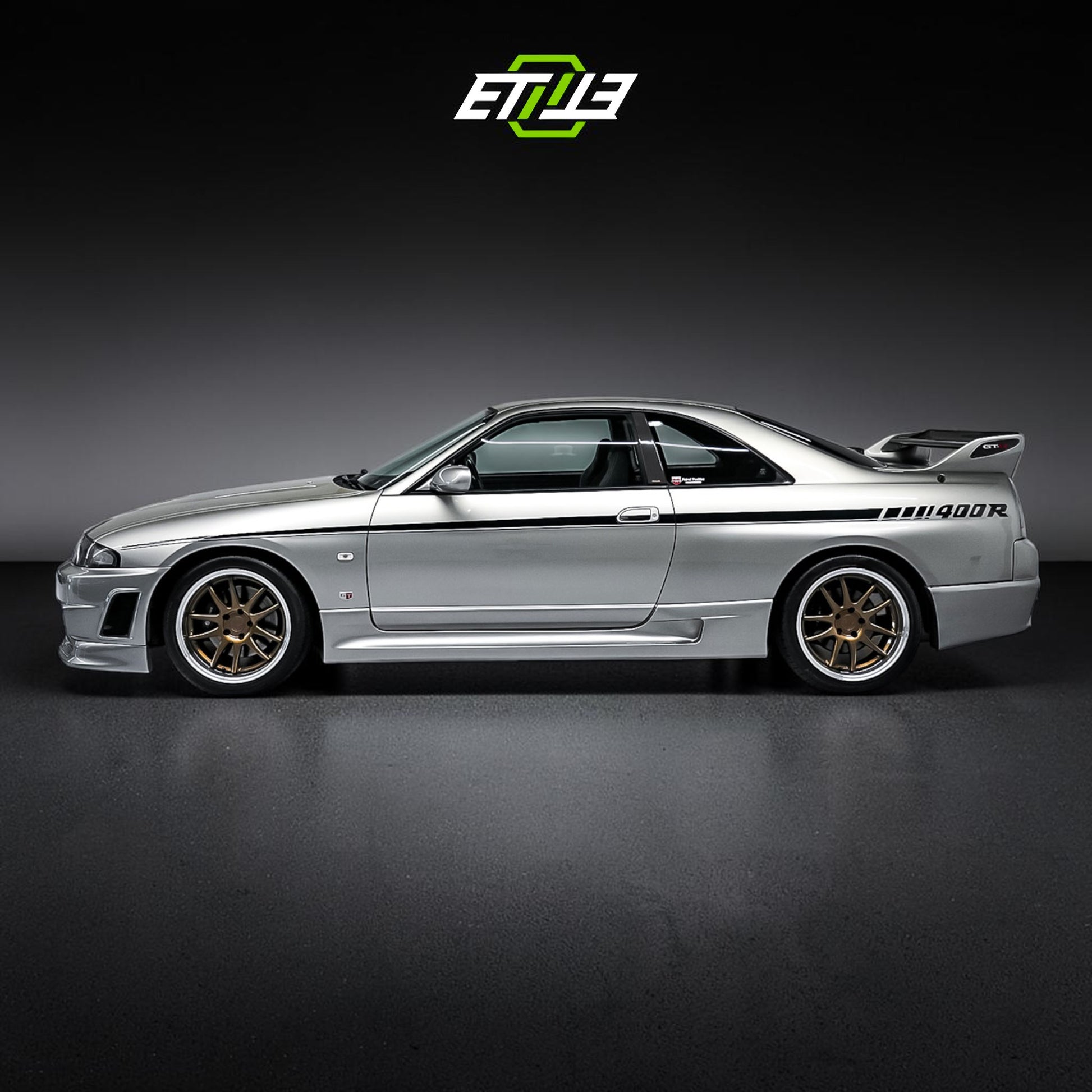 Nissan Skyline R33 400R Style Body Kit | SKU: ETI-PART-1804-FIB | ID: 10658256224537 | Shopifydevstudio