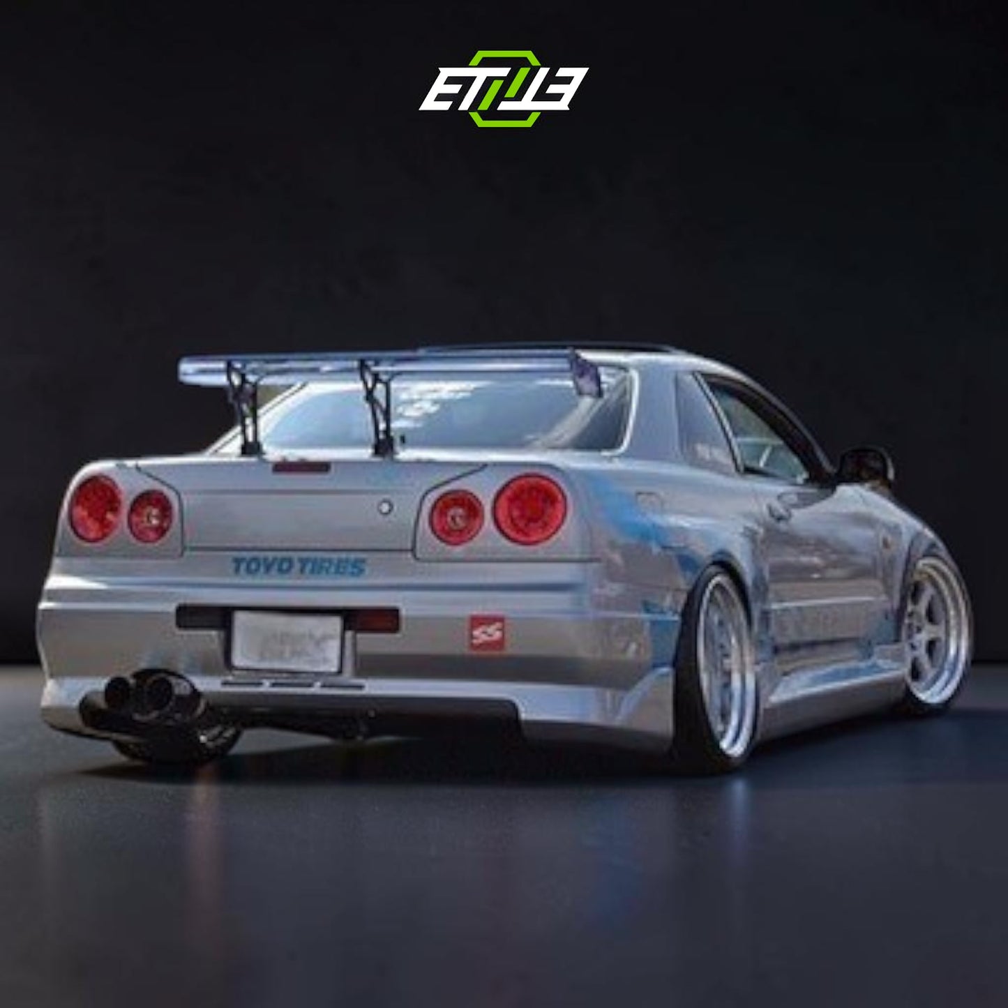Nissan Skyline R34 C-West Style Body Kit | SKU: ETI-NISSAN-SKY-KIT-FRP | ID: 10658256388377 | Shopifydevstudio