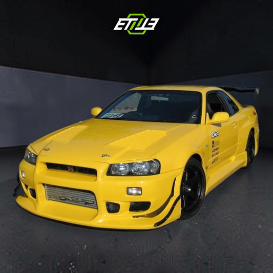 Nissan Skyline R34 C-West Style GTR Body Kit - Photo 3