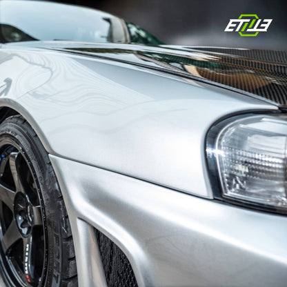 Nissan Skyline R34 GTR Z Tune Style CF/DryCarbon Vented Hood | SKU: UNKNOWN-SKU | ID: 9837977174297 | Shopifydevstudio