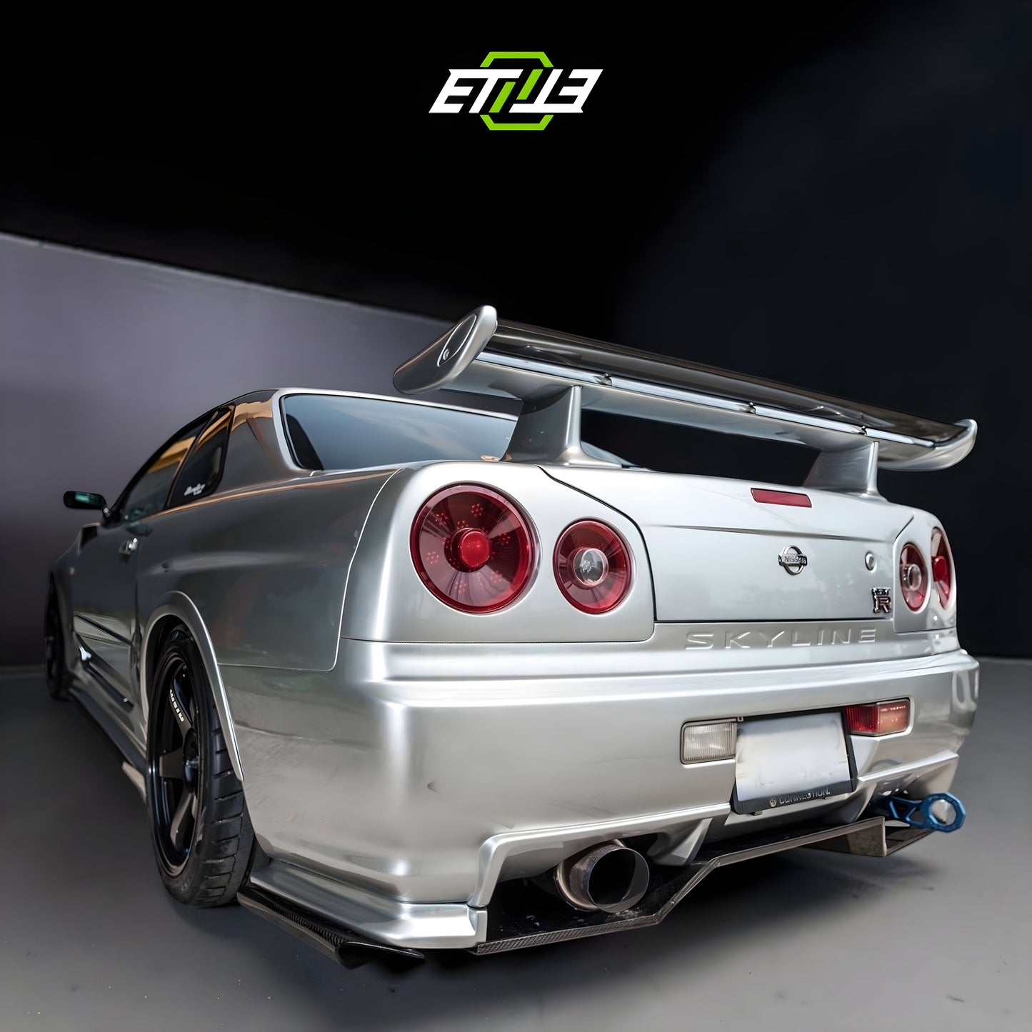 Nissan Skyline R34 GTR Z Tune Style CF/DryCarbon Vented Hood