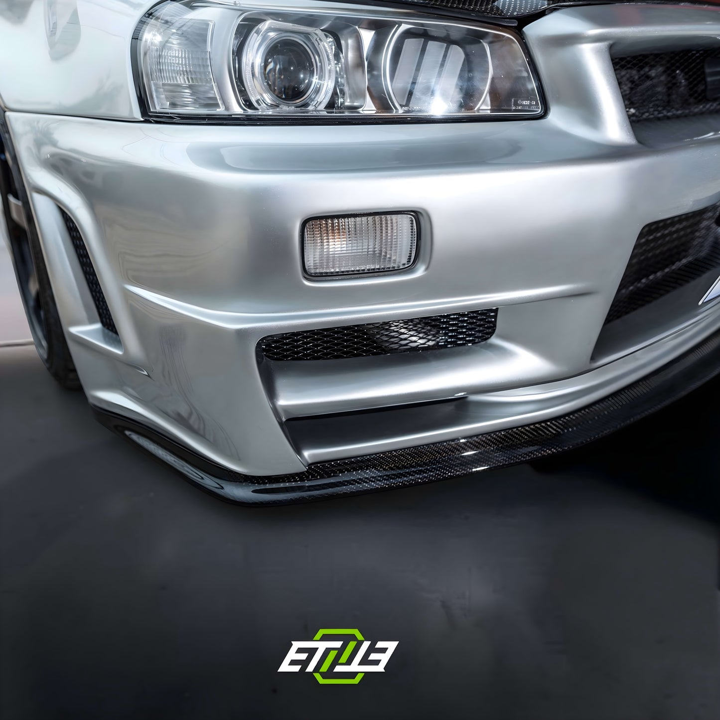 Nissan Skyline R34 GTR Z Tune Style CF/DryCarbon Vented Hood