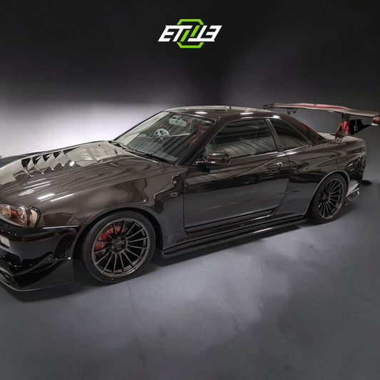 R34 Sunline style rear fender — UV-protected gloss, ETi