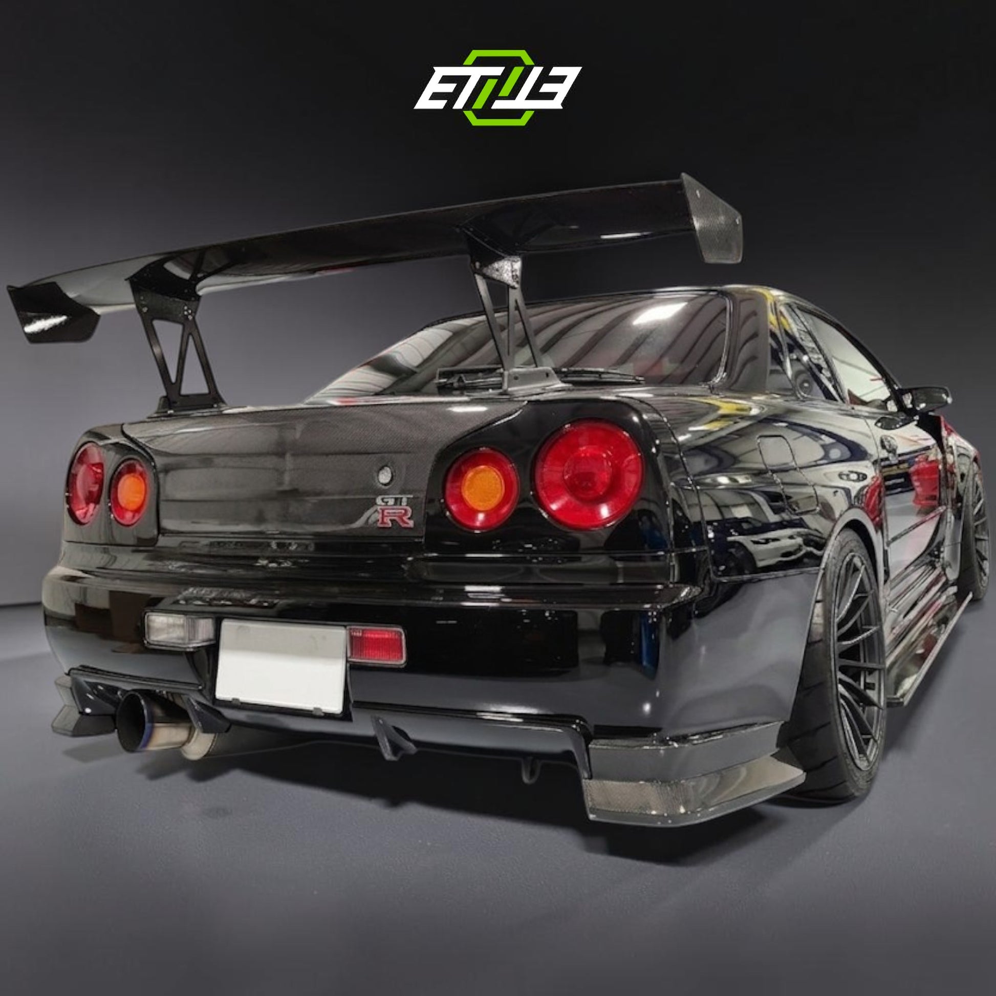 Nissan Skyline R34 Sunline Style Body Kit | SKU: ETI-NISSAN-SKY-KIT-FRP | ID: 10658256683289 | Shopifydevstudio