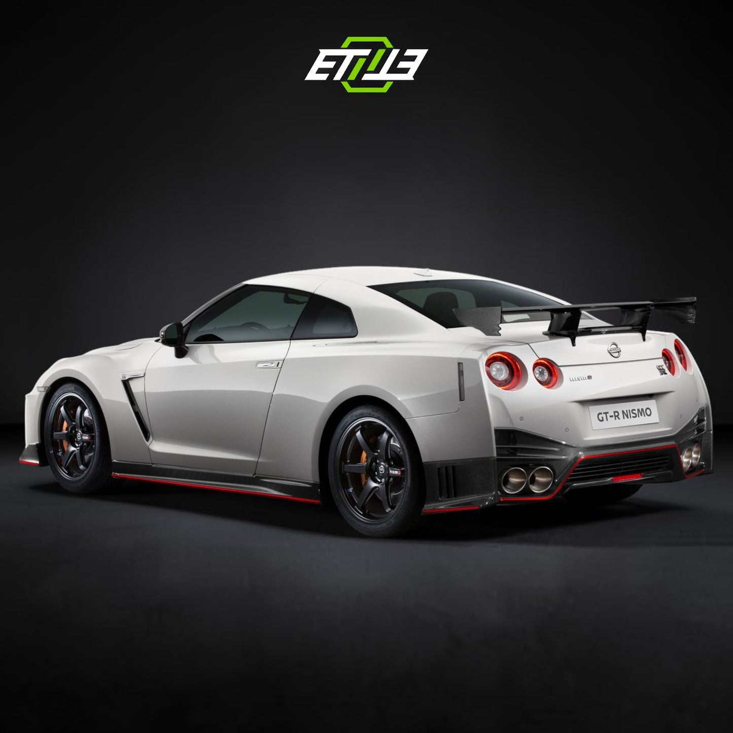 R35 MC Nismo style body kit — bespoke carbon, side profile, ETi