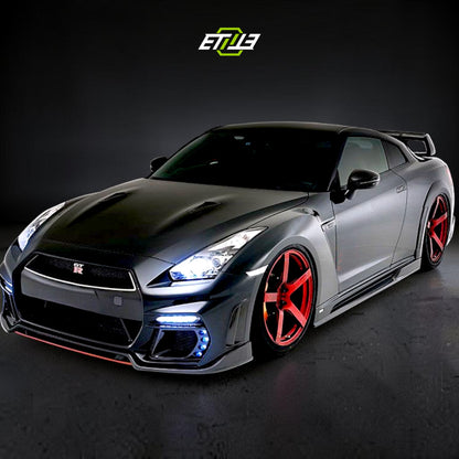Nissan Skyline R35 MC Tommykaira Style Body Kit | SKU: ETI-1712-FIB | ID: 10658257207577 | Shopifydevstudio