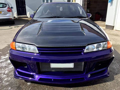 Skyline R32 GTR Nismo Style Carbon Fiber Vented Hood