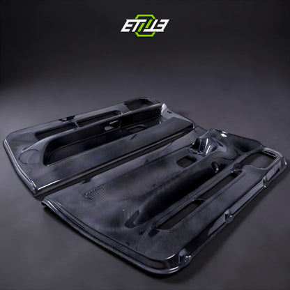 R32 Carbon Door Cards