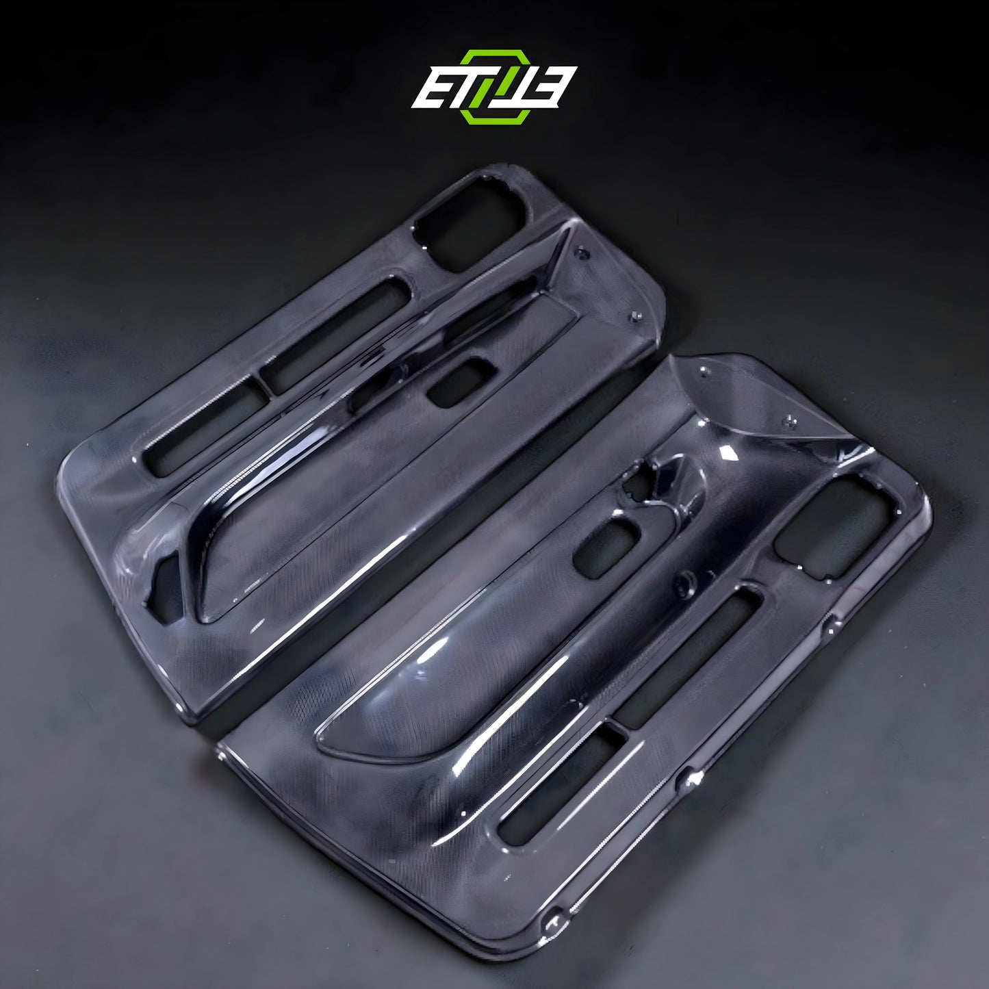 R32 Carbon Door Cards