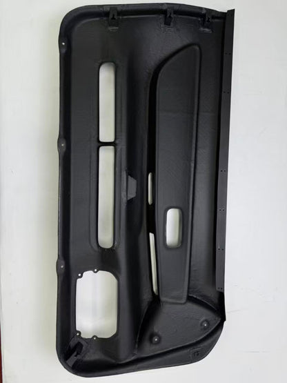 Nissan Skyline R32 carbon fiber door card - rear construction and mounting view