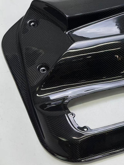 Nissan Skyline R32 carbon fiber door card - mounting point and weave detail