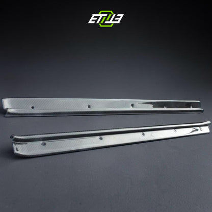 R32 door sills — carbon fiber, sill close-up, ETi