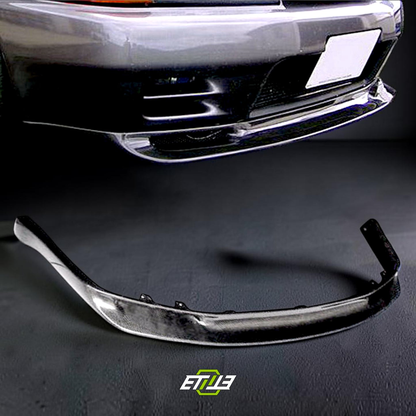 R32 GTR BNR32 JUN Style Front Bumper Lip Splitter (GTR Only) | SKU: 198-CF-1 | ID: 10658246328601 | Shopifydevstudio