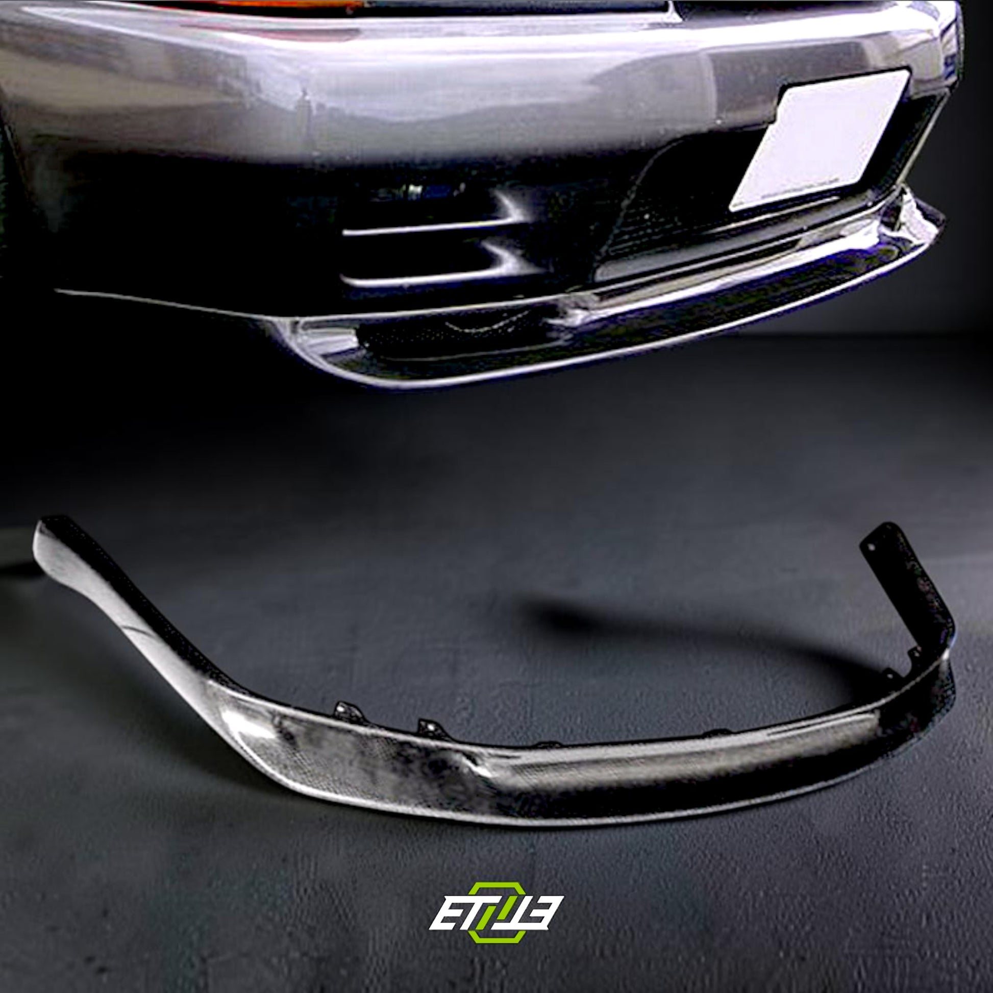 R32 GTR BNR32 JUN Style Front Bumper Lip Splitter (GTR Only) | SKU: 198-CF-1 | ID: 10658246328601 | Shopifydevstudio