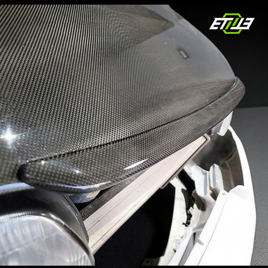 R32 GTR NI Style Bonnet Hood Lip | SKU: R32-CF-8 | ID: 10658246263065 | Shopifydevstudio