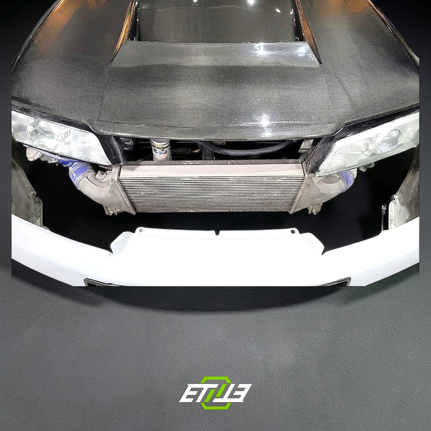R32 GTR NI Style Bonnet Hood Lip | SKU: R32-CF-8 | ID: 10658246263065 | Shopifydevstudio