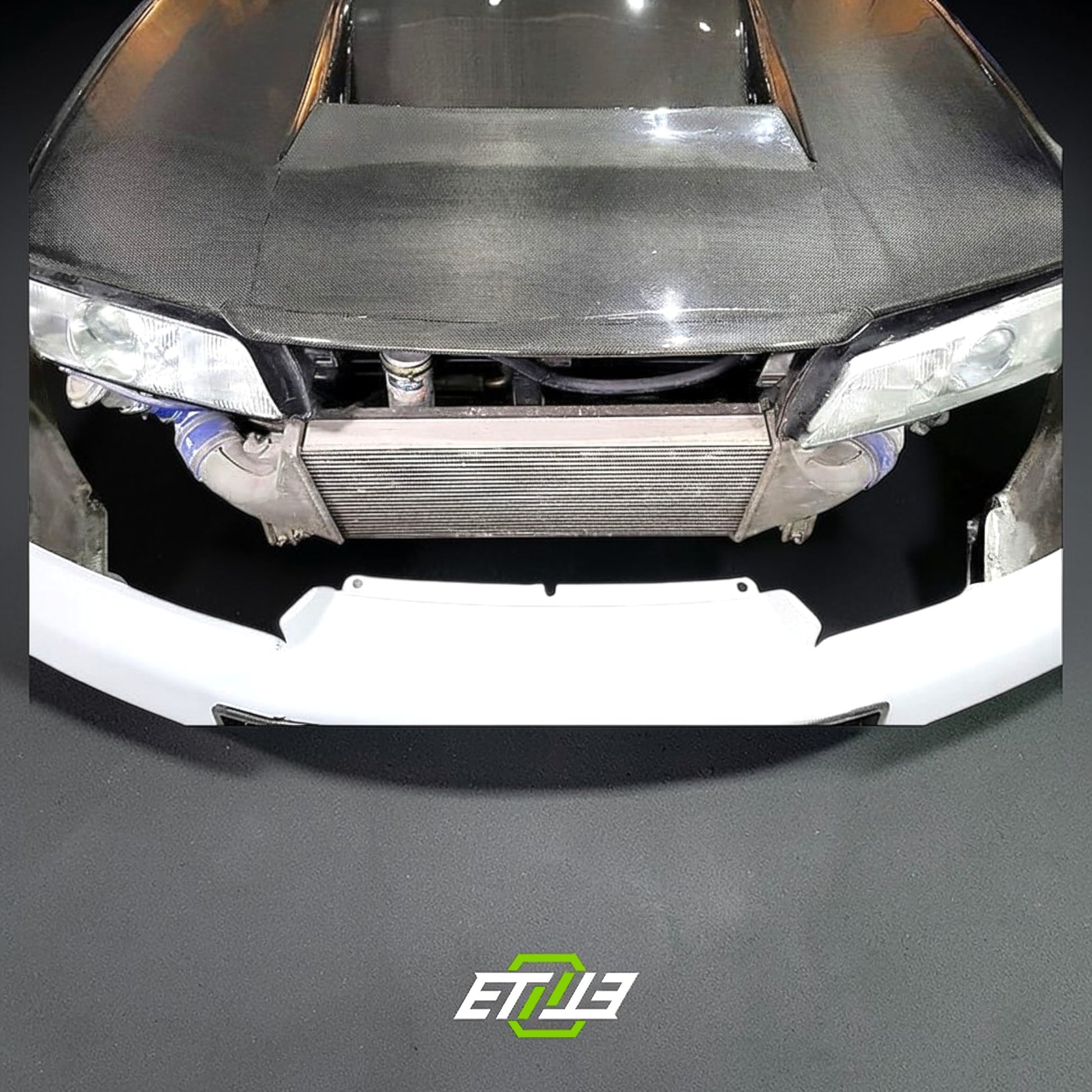 R32 GTR NI Style Bonnet Hood Lip | SKU: R32-CF-8 | ID: 10658246263065 | Shopifydevstudio
