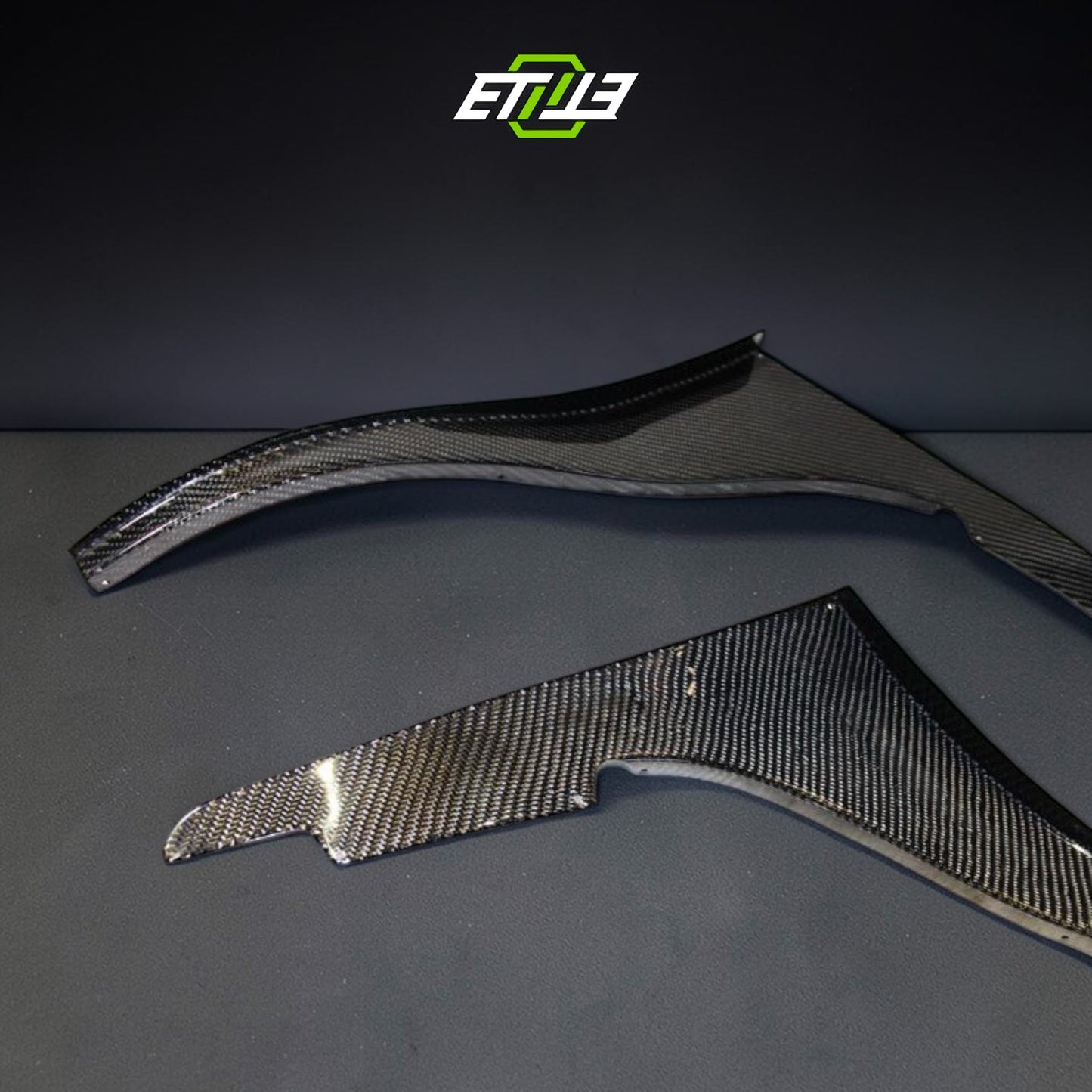 R32 GTR OEM Front Bumper TBO Style Design Canard (4 pcs) | SKU: R32-CF-3 | ID: 10658246164761 | Shopifydevstudio