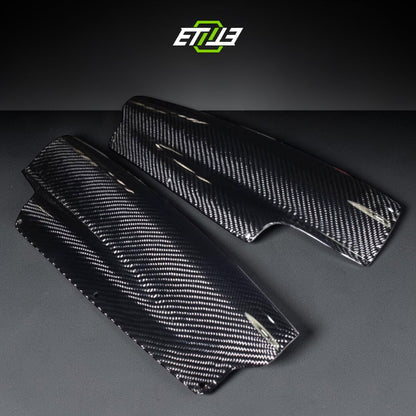 R32 TS style rear diffuser — bespoke carbon, front view, ETi