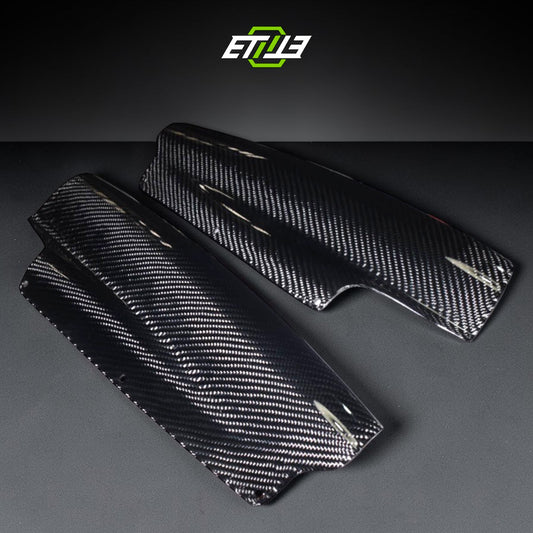 R32 TS style rear diffuser — bespoke carbon, front view, ETi