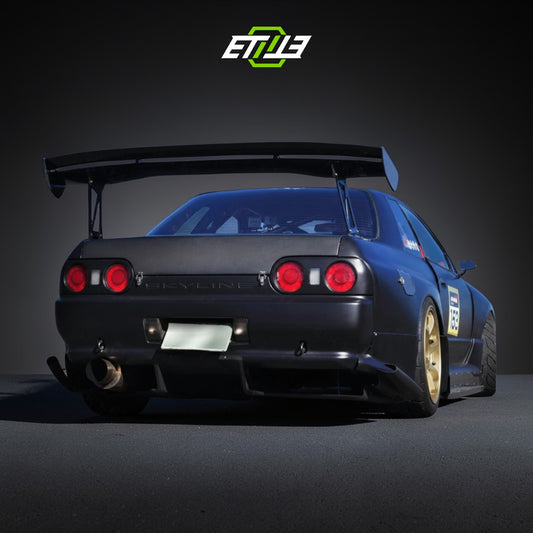 R32 TS style rear diffuser — bespoke carbon, fitted on car, ETi