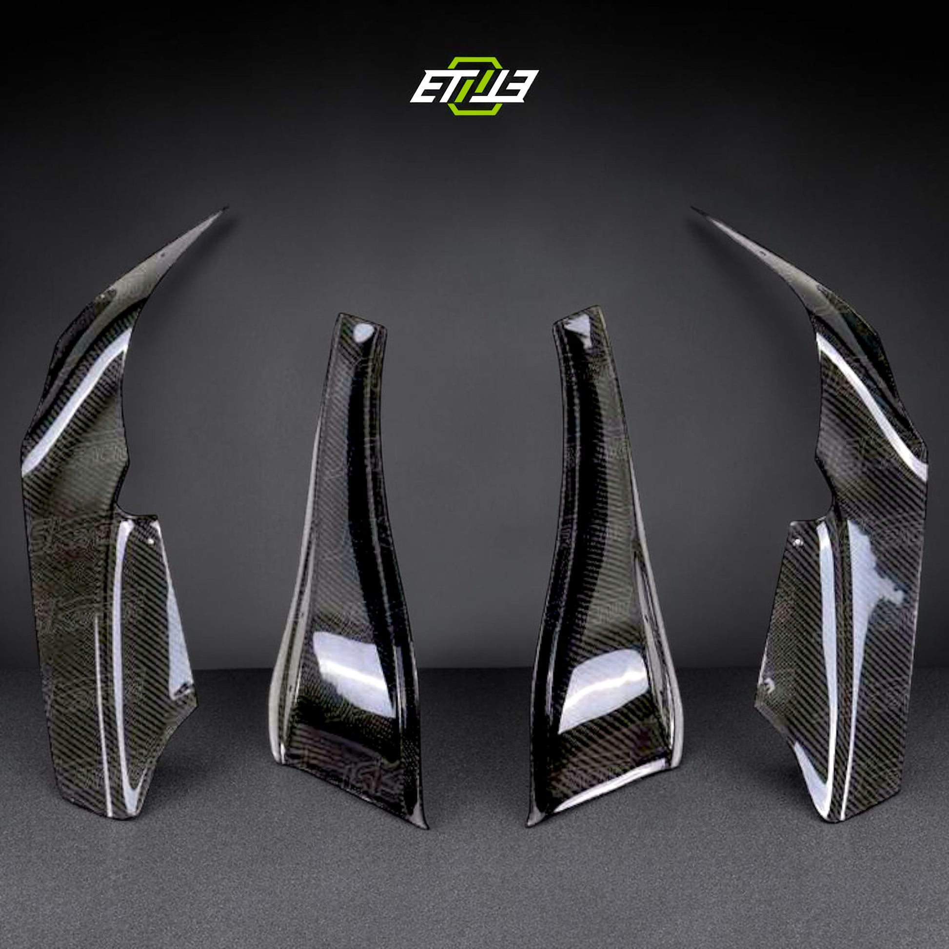 R33 GTR Border Style Front Bumper 4pcs Canard | SKU: UNKNOWN-SKU | ID: 10658242101529 | Shopifydevstudio