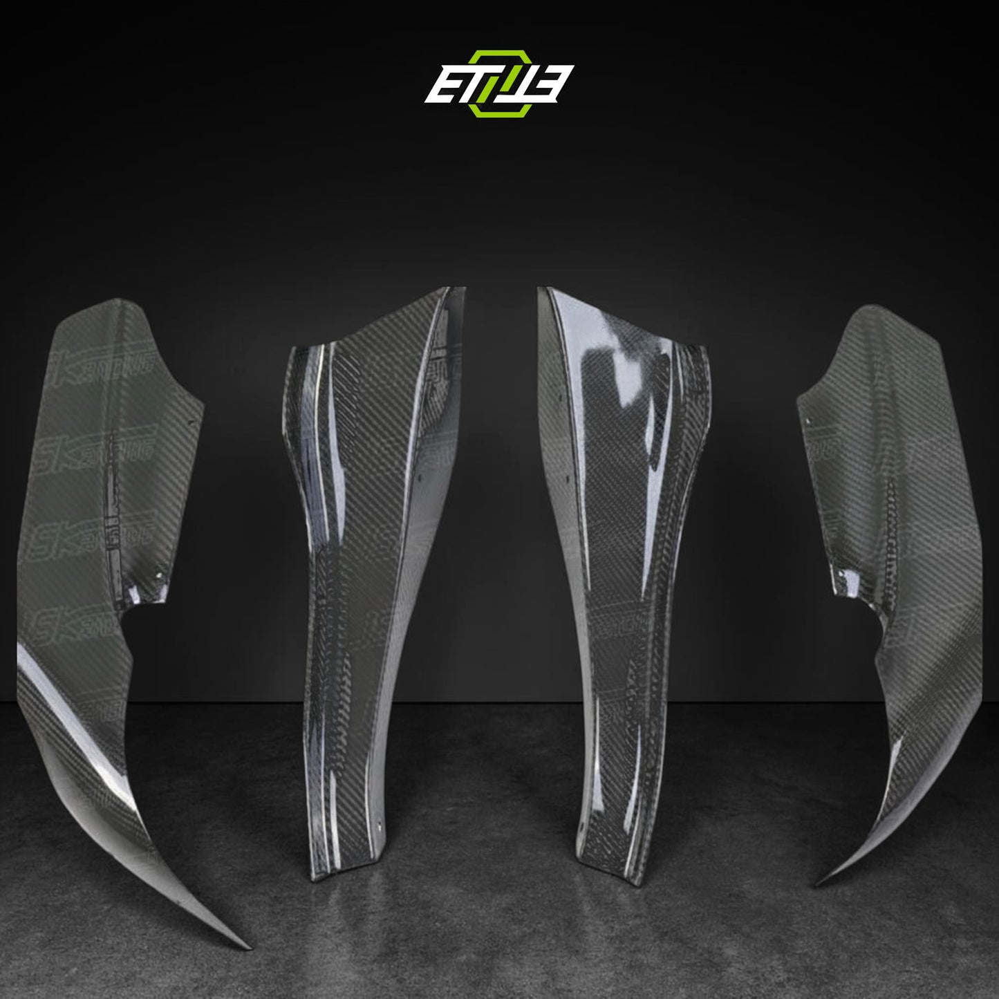 R33 GTR Border Style Front Bumper 4pcs Canard | SKU: UNKNOWN-SKU | ID: 10658242101529 | Shopifydevstudio