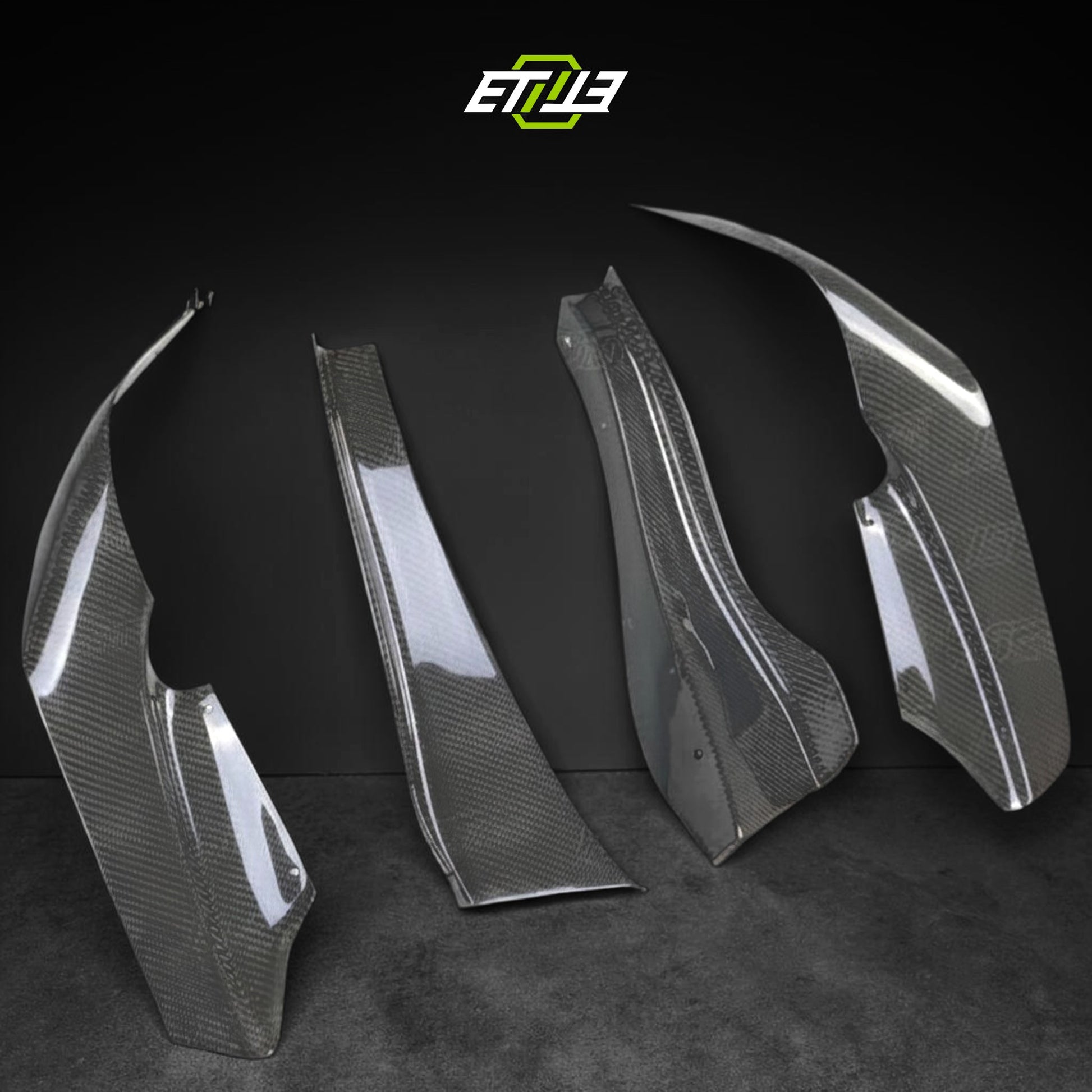 R33 GTR Border Style Front Bumper 4pcs Canard | SKU: UNKNOWN-SKU | ID: 10658242101529 | Shopifydevstudio