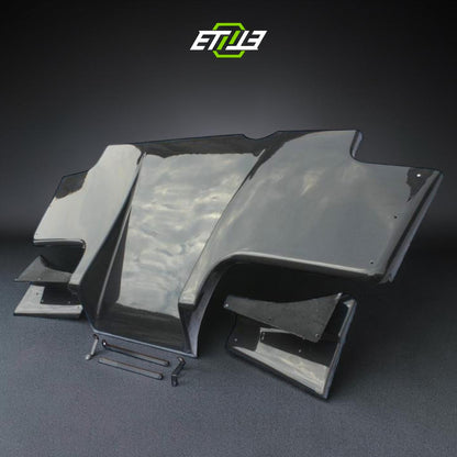 R33 GTR TS Rear Diffuser 3pcs | SKU: UNKNOWN-SKU | ID: 10658243051801 | Shopifydevstudio