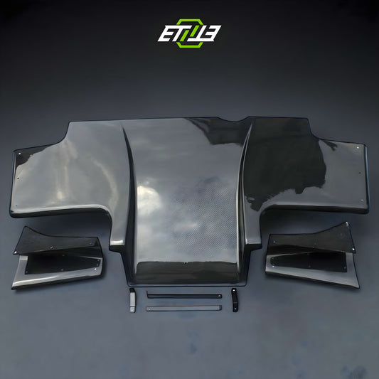 R33 GTR TS Rear Diffuser 3pcs