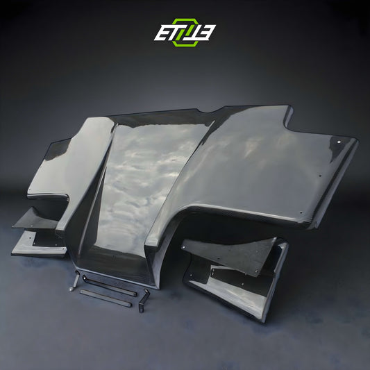 R33 GTR TS Rear Diffuser 3pcs