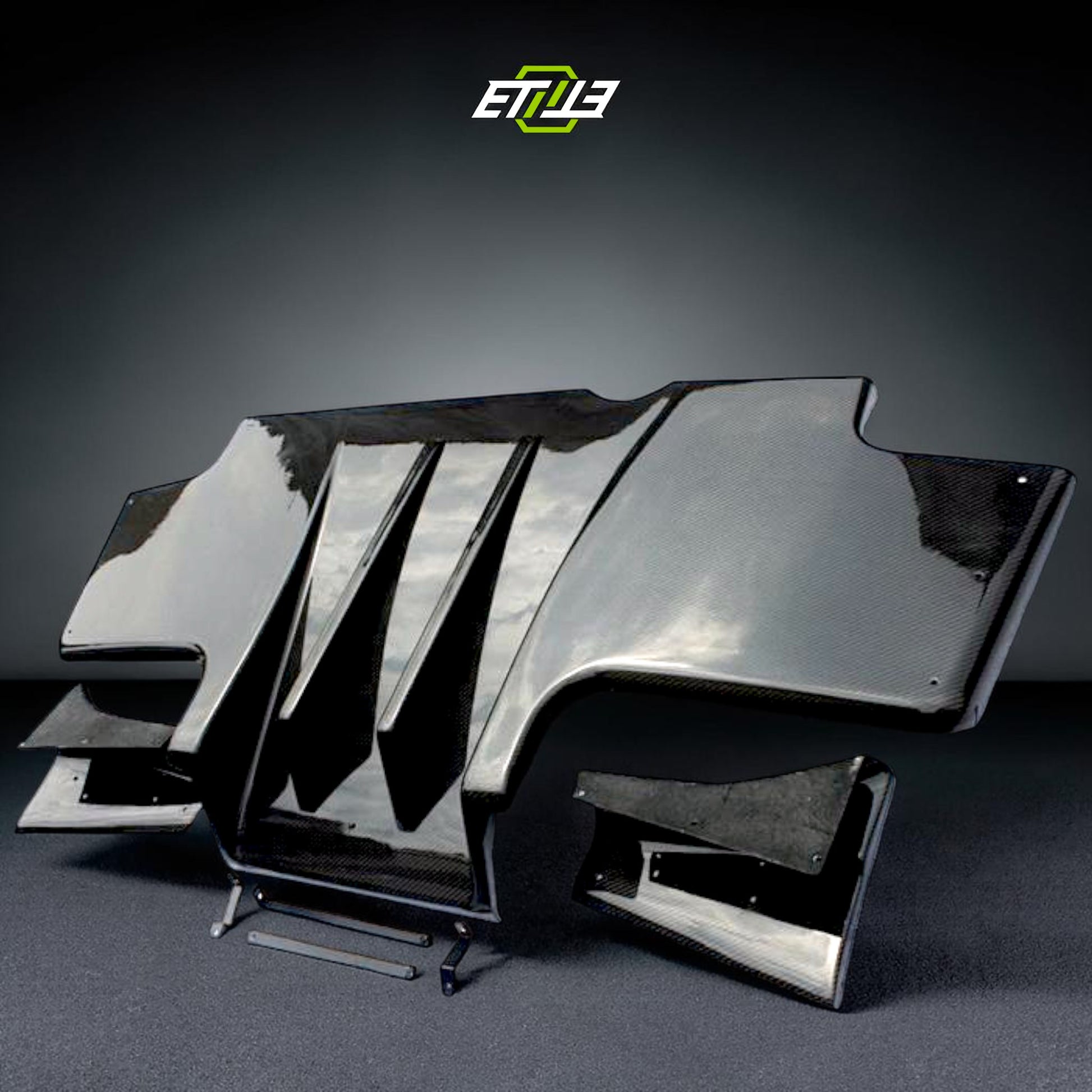 R33 GTR TS Rear Diffuser 5pcs | SKU: UNKNOWN-SKU | ID: 10658242920729 | Shopifydevstudio