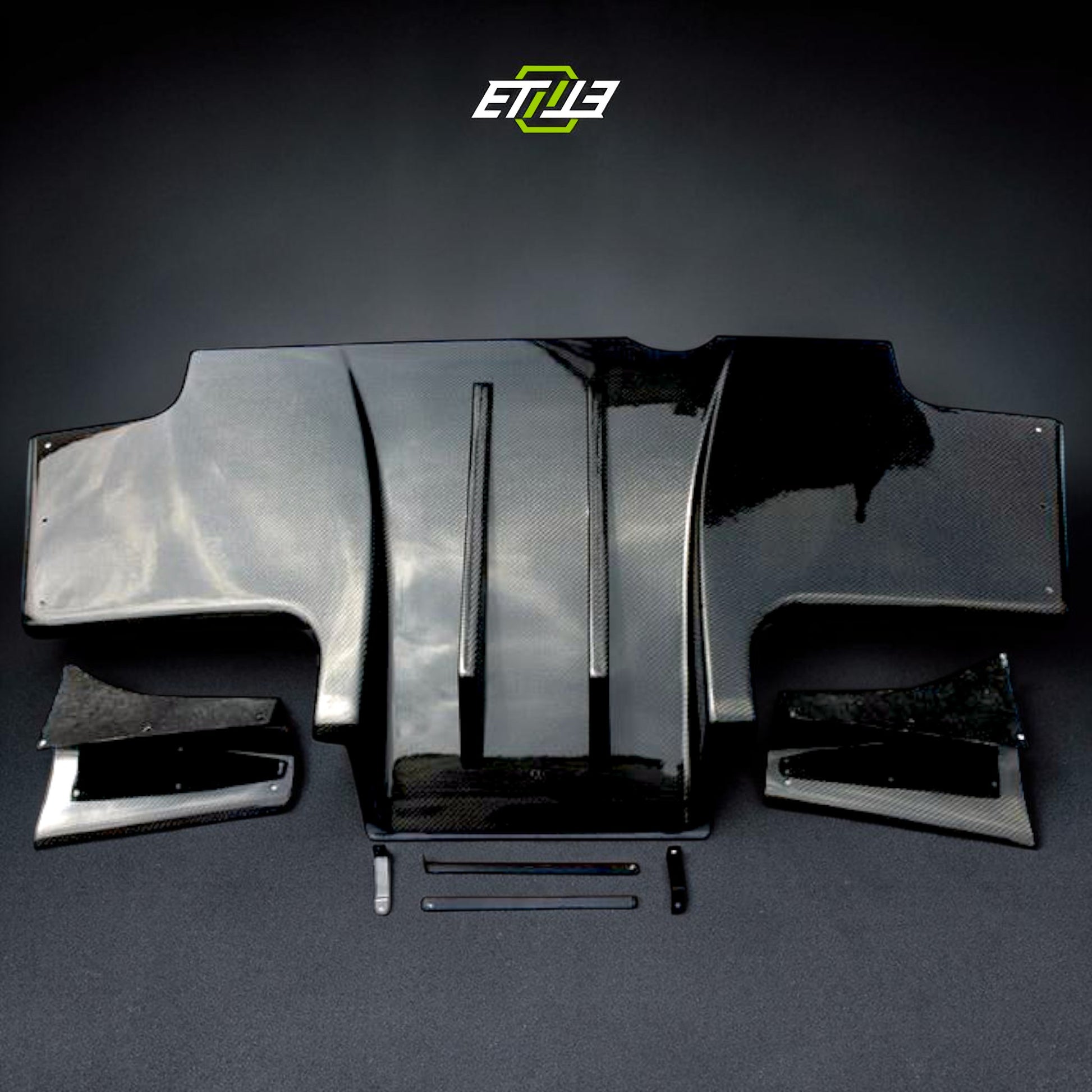R33 GTR TS Rear Diffuser 5pcs | SKU: UNKNOWN-SKU | ID: 10658242920729 | Shopifydevstudio