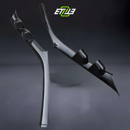 R33 GTS GTR RHD A-Pillar Double Gauge Pod 52mm/60mm