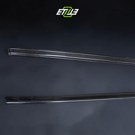 R34 GTR Nismo Style Carbon Fiber Side Skirt Extension (189cm)
