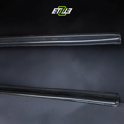 R34 GTR Nismo Style Carbon Fiber Side Skirt Extension (189cm)