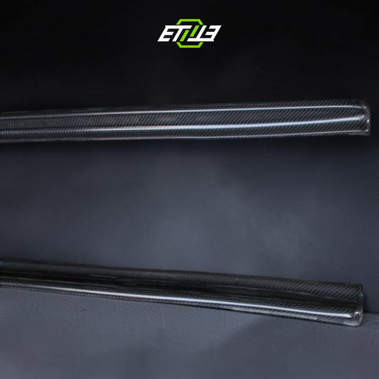 R34 GTR Nismo Style Carbon Fiber Side Skirt Extension (189cm)