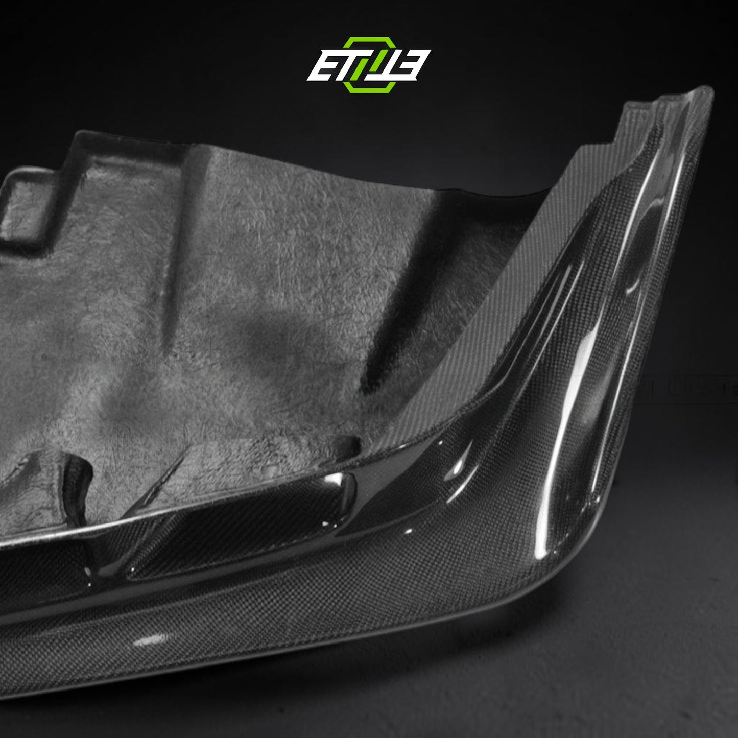 R34 GTR AS Front Lip with Undertray | SKU: R34-CF-30 | ID: 10658245181721 | Shopifydevstudio